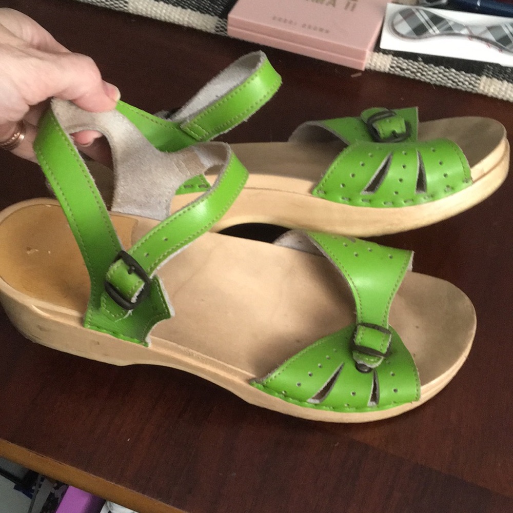 Swedish SVEN Clog in apple greene size 41 / 11